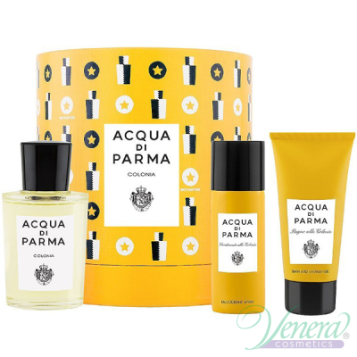 Acqua di Parma Colonia Set (EDC 100ml + SG 75ml + Deo Spray 50ml) για άνδρες και Γυναικες Σετ