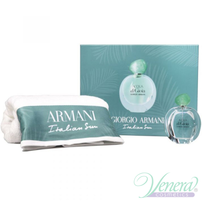Armani Acqua Di Gioia Set (EDP 100ml + Towel) για γυναίκες Γυναικεία Σετ