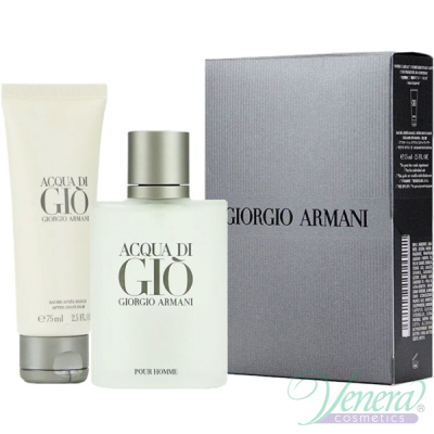Armani Acqua Di Gio Set (EDT 50ml + AS Balm 75ml) για άνδρες Αρσενικά Σετ