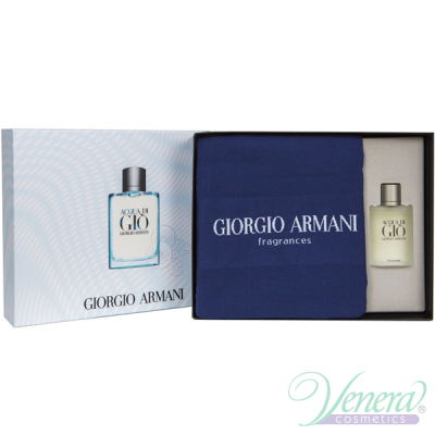 Armani Acqua Di Gio Set (EDT 100ml + Towel) για άνδρες Ανδρικά Σετ