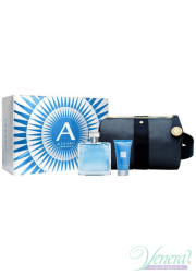 Azzaro Chrome Set (EDT 100ml + SG 50ml + Bag) γ...