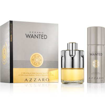 Azzaro Wanted Set (EDT 100ml + Deo Spray 150ml) για άνδρες Ανδρικά Σετ