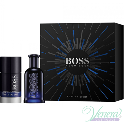 Boss Bottled Night Set (EDT 50ml + Deo Stick 75ml) για άνδρες Αρσενικά Σετ