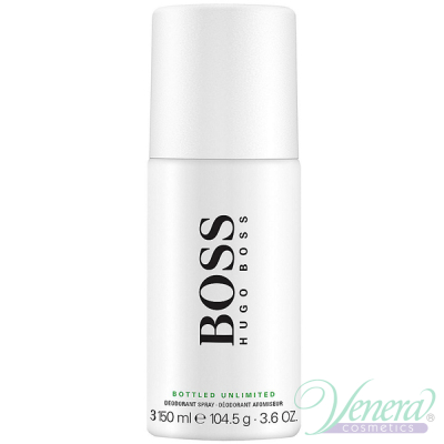 Boss Bottled Unlimited Deo Spray 150ml για άνδρες Ανδρικά προϊόντα για πρόσωπο και σώμα