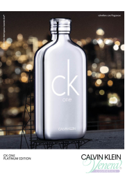 Calvin Klein CK One Platinum Edition EDT 100ml ...