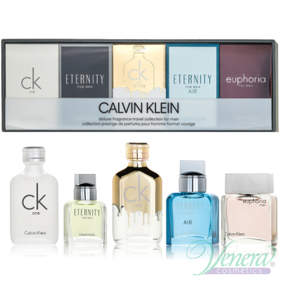 Calvin Klein Deluxe Collection Miniature 5 x EDT 10ml για άνδρες Gift Sets