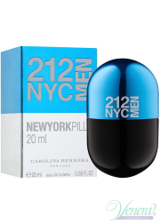 Carolina Herrera 212 NYC Men Pills EDT 20ml για άνδρες Ανδρικά Αρώματα