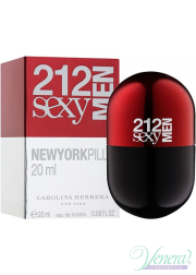 Carolina Herrera 212 Sexy Men Pills EDT 20ml για άνδρες Ανδρικά Αρώματα