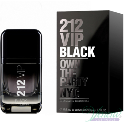 Carolina Herrera 212 VIP Black EDP 50ml για άνδρες Men's Fragrances