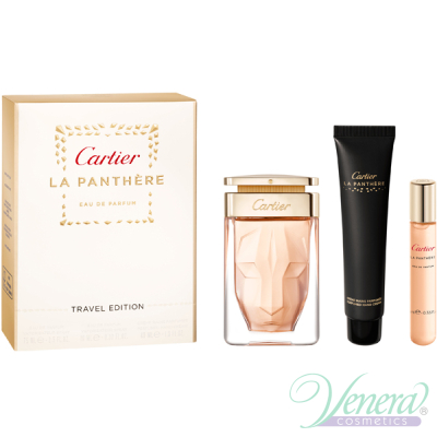 Cartier La Panthere Set (EDP 75ml + EDP 10ml + Hand Cream 40ml) για γυναίκες Γυναικεία σετ