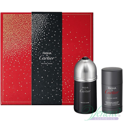 Cartier Pasha de Cartier Edition Noire Set (EDT 100ml + Deo Stick 75ml) για άνδρες Ανδρικά Σετ
