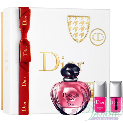 Dior Poison Girl Set (EDP 50ml + Nail Glow 7ml + Dior Vernis 7ml) για γυναίκες Γυναικεία Σετ