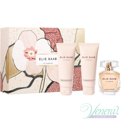 Elie Saab Le Parfum Set (EDP 50ml + BL 75ml + SG 75ml) for Women Women's Gift sets