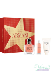 Emporio Armani In Love With You Set (EDP 50ml + EDP 15ml + Hand Cream 50ml) για γυναίκες Γυναικεία Σετ