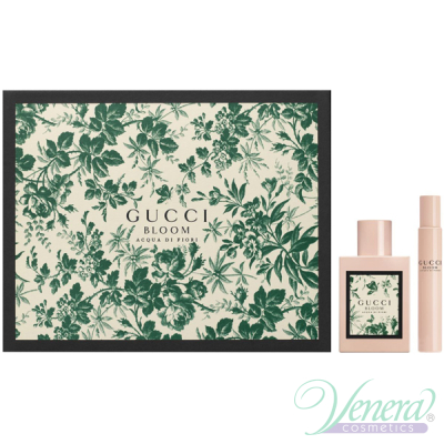 Gucci Bloom Acqua di Fiori Set (EDT 50ml + EDT 7.4ml) για γυναίκες Γυναικεία Σετ