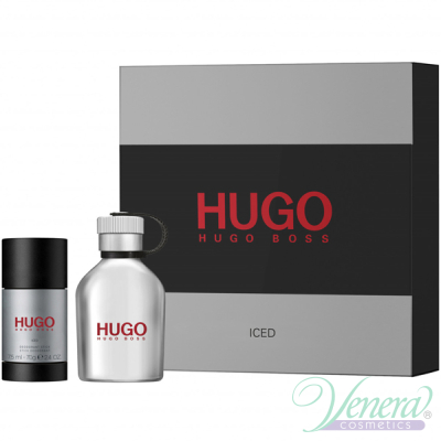 Hugo Boss Hugo Iced Set (EDT 75ml + Deo Stick 75ml) για άνδρες Ανδρικά Σετ 