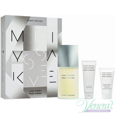 Issey Miyake L'Eau D'Issey Pour Homme Set (EDT 125ml + AS Balm 75ml + SG 75ml) για άνδρες Ανδρικά Σετ 
