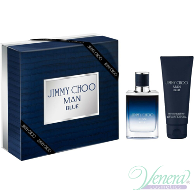 Jimmy Choo Man Blue Set (EDT 50ml + SG 100ml) για άνδρες Ανδρικά Σετ
