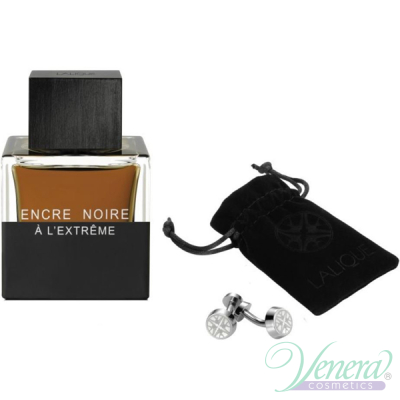 Lalique Encre Noire A L'Extreme Set (EDP 50ml + Cufflinks) για άνδρες Ανδρικά Αρώματα