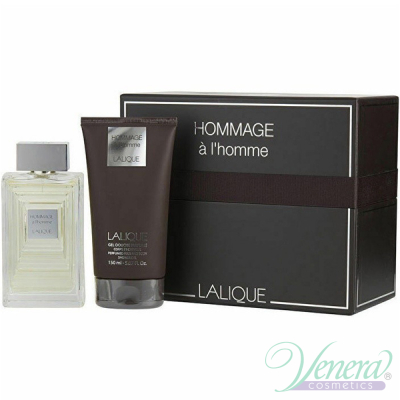 Lalique Hommage à L'Homme Set (EDT 100ml + SG 150ml) για άνδρες Ανδρικά Σετ