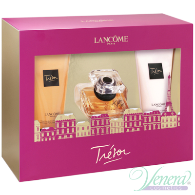 Lancome Tresor Set (EDP 30ml + BL 50ml + SG 50ml) για γυναίκες Women's Gift sets