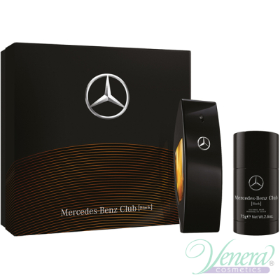 Mercedes-Benz Club Black Set (EDT 100ml + Deo Stick 75ml) για άνδρες Ανδρικά Σετ