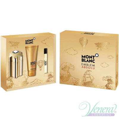 Montblanc Emblem Absolu Set (EDT 100ml  + EDT 7.5ml + SG 100ml) για άνδρες Ανδρικά Σετ 