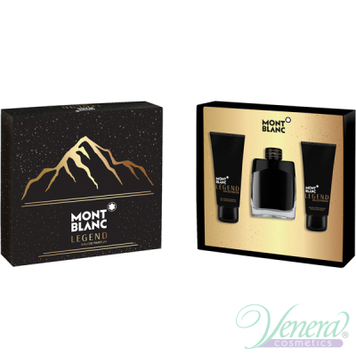 Mont Blanc Legend Eau de Parfum Set (EDP 100ml + AS Balm 100ml + SG 100ml) για άνδρες Ανδρικά Σετ