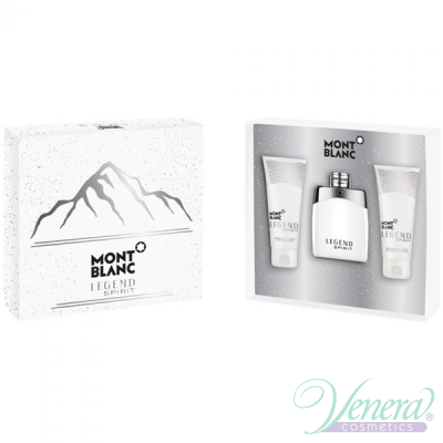 Mont Blanc Legend Spirit Set (EDT 100ml + AS Blam 100ml + SG 100ml) για άνδρες Men's Gift sets
