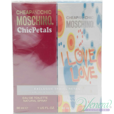 Moschino Cheap & Chic Set (Chic Petals EDT 30ml + I Love Love EDT 30ml) για γυναίκες Γυναικεία Σετ