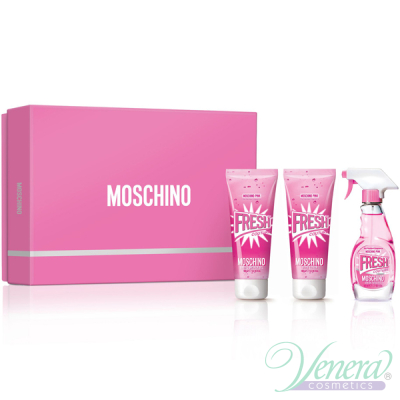 Moschino Pink Fresh Couture Set (EDT 50ml + BL 100ml + SG 100ml) για γυναίκες Women's Gift sets