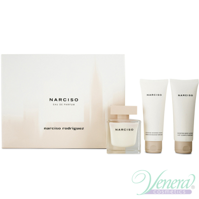 Narciso Rodriguez Narciso Set (EDP 90ml + BL 75ml + SG 75ml) για γυναίκες Women's Gift sets