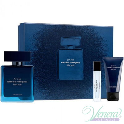 Narciso Rodriguez for Him Bleu Noir Eau de Parfum Set (EDP 100ml + EDP 10ml + SG 50ml) για άνδρες Ανδρικά Σετ 