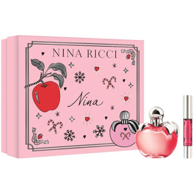 Nina Ricci Nina Set (EDT 50ml + Lipstick 2ml) για γυναίκες Γυναικεία Σετ
