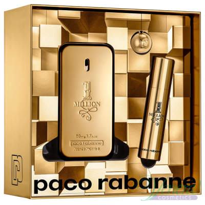 Paco Rabanne 1 Million Set (EDT 50ml + EDT 10ml + Key Ring) για άνδρες Αρσενικά Σετ