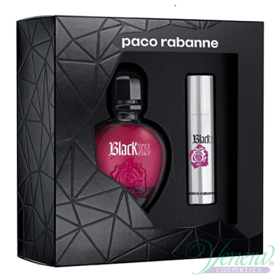 Paco Rabanne Black XS Set (EDT 50ml + EDT 10ml) για γυναίκες Γυναικεία σετ