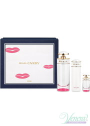 Prada Candy Kiss Set (EDP 80ml + EDP 7ml + BL 75ml) για γυναίκες Γυναικεία Σετ