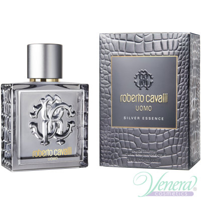 Roberto Cavalli Uomo Silver Essence EDT 60ml για άνδρες Men's Fragrance