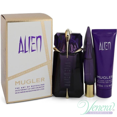 Thierry Mugler Alien Set (EDP 60ml + EDP 10ml + BL 50ml) για γυναίκες Γυναικεία Σετ