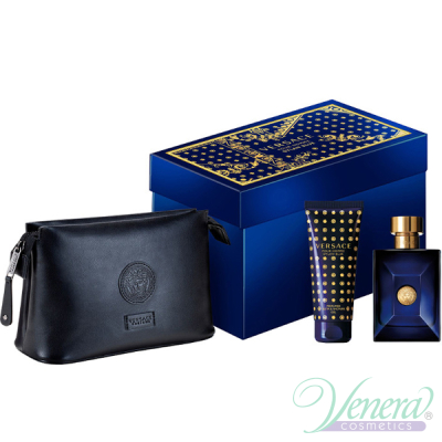 Versace Pour Homme Dylan Blue Set (EDT 100ml + SG 100ml + Bag) για άνδρες Αρσενικά Σετ