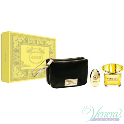 Versace Yellow Diamond Set (EDT 90ml + BL 150ml + SG 150ml) για γυναίκες Γυναικεία Σετ