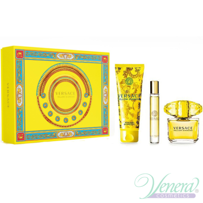 Versace Yellow Diamond Set (EDT 90ml + EDT 10ml + BL 150ml) για γυναίκες Γυναικεία Σετ