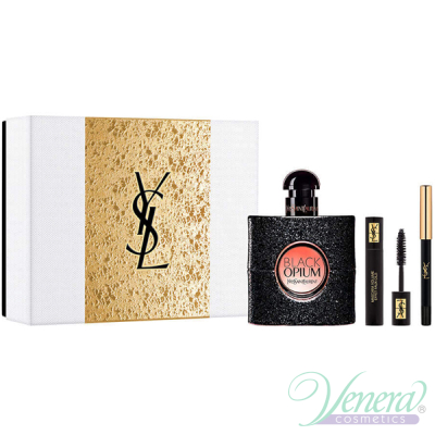 YSL Black Opium Set (EDP 50ml + Mascara 2ml + Pencil) για γυναίκες Γυναικεία σετ