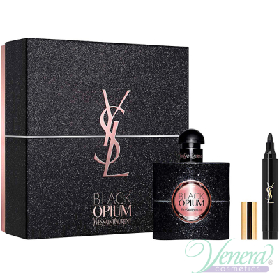 YSL Black Opium Set (EDP 50ml + Conture Eye Marker) για γυναίκες Γυναικεία σετ