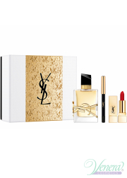 YSL Libre Set (EDP 50ml + Eye Pencil 0.8g + Lipstick 1.3g) για γυναίκες Γυναικεία Σετ