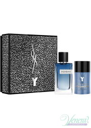 YSL Y Live Set (EDT 100ml + Deo Stick 75ml) για άνδρες Ανδρικά Σετ