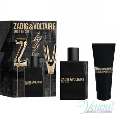 Zadig & Voltaire Just Rock! for Him Set (EDT 50ml + SG 100ml) για άνδρες Ανδρικά Σετ