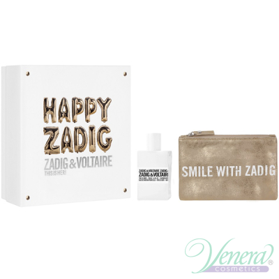 Zadig & Voltaire This is Her Set (EDP 50ml + Pouch) Happy Zadig! για γυναίκες Γυναικεία Σετ