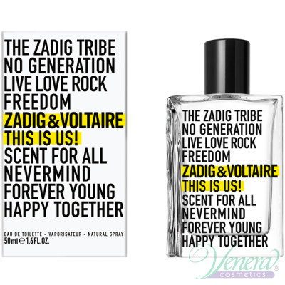 Zadig & Voltaire This is Us! EDT 50ml για άνδρες και γυναίκες Unisex Αρώματα