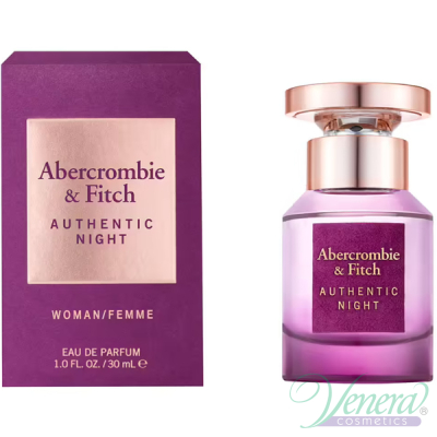 Abercrombie & Fitch Authentic Night Woman EDP 30ml για γυναίκες Γυναικεία Аρώματα